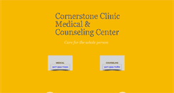 Desktop Screenshot of cornerstoneclinic.org
